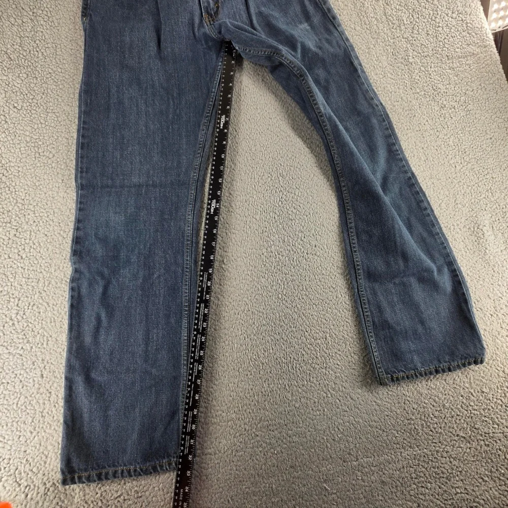 Levis 514 Straight Leg Jeans Mens 34x34 Dark Wash Blue Denim Western Work Pants